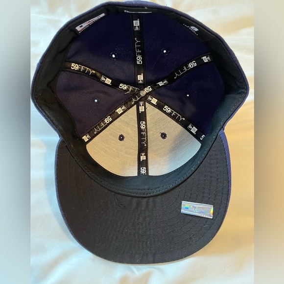 Milwaukee Brewers New Era 59 Fifty Contoured Crown Curved Visor Hat NWT - Picture 8 of 12